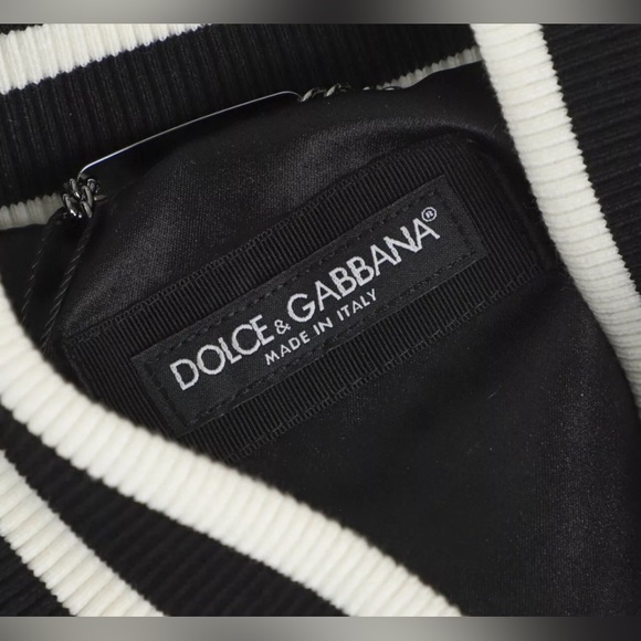 Dolce And Gabbana Men’s Oversized Satin Reversible Bomber Jacket IT 46 - Picture 4 of 15